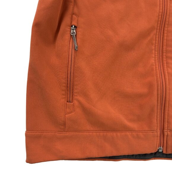 The North Face Men's "Apex Bionic" Soft Shell Jacket in Orange/Gray Size Large - Picture 8 of 14